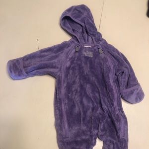 The North Face 3-6mo fleece 1 piece